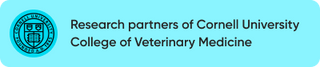 Research partners of Cornell University College of Veterinary Medicine logo badge