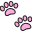 Paw prints icon
