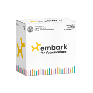 embark for veterinarians dog dna test 10 pack