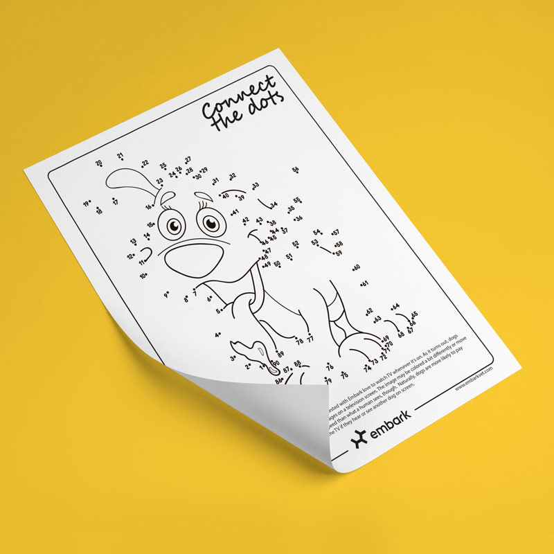 image of a connect the dots worksheet