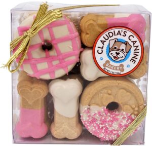 claudias canine cuisine treat box dog gift